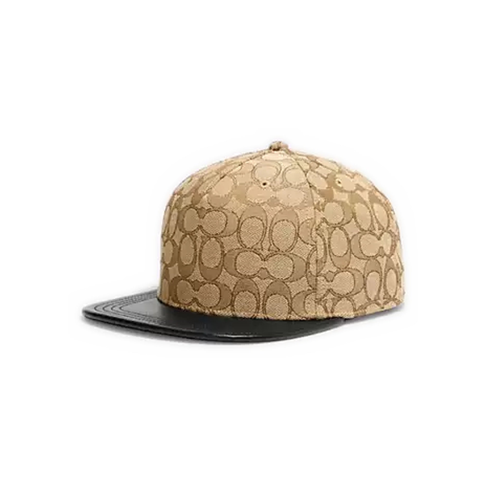 Gorra Coach Jacquard Flat Brim Dorada