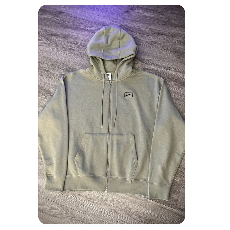 Buzo Nike Cierre Verde Oliva