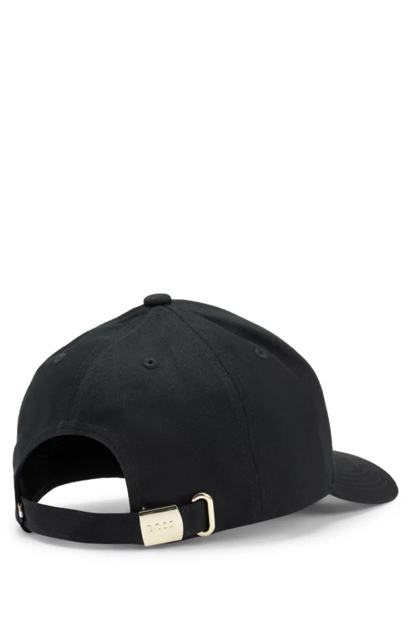Gorra boss negra con dorado